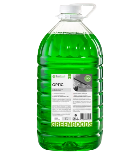 Glass and Mirror Cleaning Solution for Professional and Household Use Optic