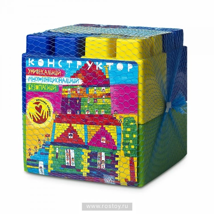 Multi-Construction Set with 6 Large Pieces for Ages 1+