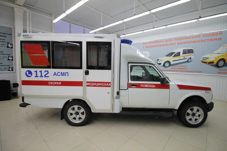 وسيلة النقل الطبية NV21PP، الفئة A و B على قاعدة لادا 4x4