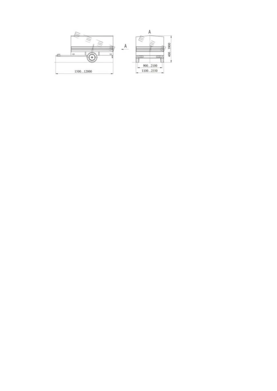 Bulk Cargo Transport Trailer O1 Category 750kg - 81073D