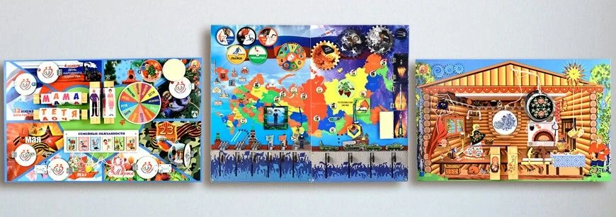 My Homeland-Russia Educational Busy Board Set - Patriotic Education Series