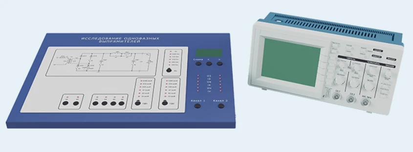 Single-Phase Uncontrolled Rectifiers with Oscilloscope (EE-NV-1)