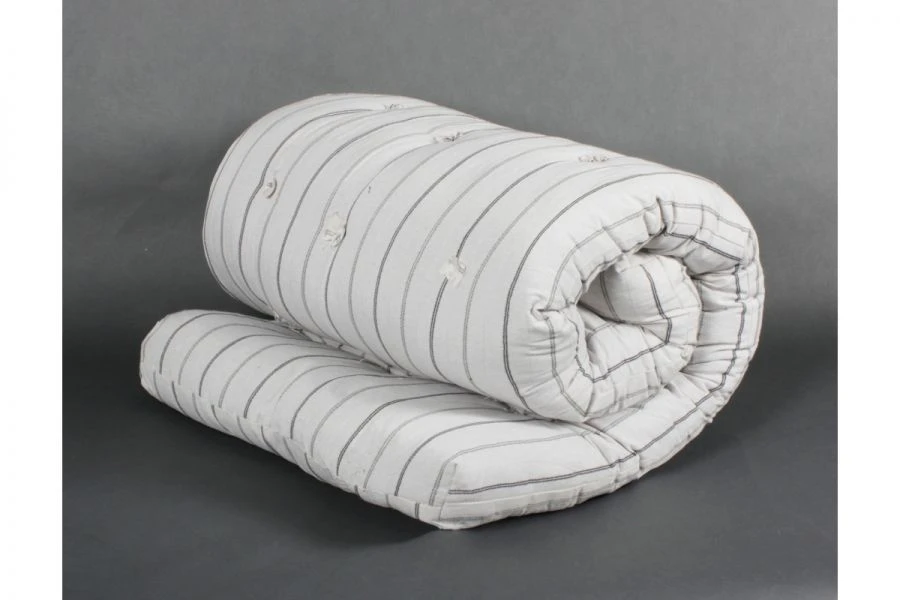 Non-Spring Mattress with Cotton Fabric Cover and Hollowfiber Filling by Bagira