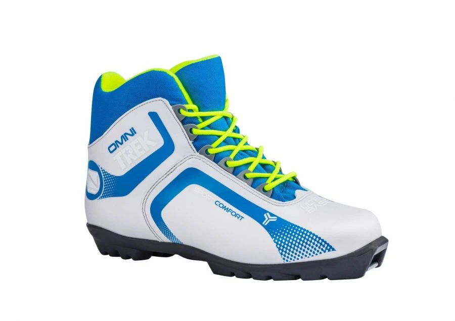 Trek Omni5 White Ski Boots (Blue Logo) Size S