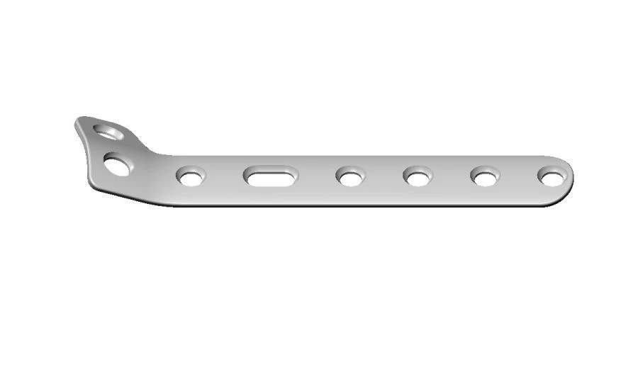 L-Shaped Titanium Alloy Plate for Osteosynthesis, Art. 94.18.XXX