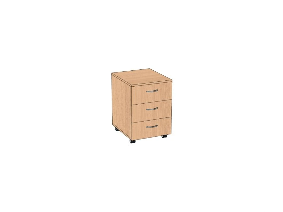 Mobile Cabinet with 3 Drawers, No Lock, 404*464*572 mm AT-3