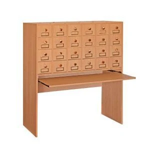 خزانة ملفات من لوح Chipboard المصفح مع 24 درج