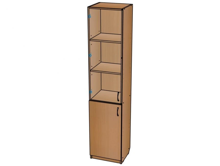 Glass Document Cabinet No. 8 / Sh08