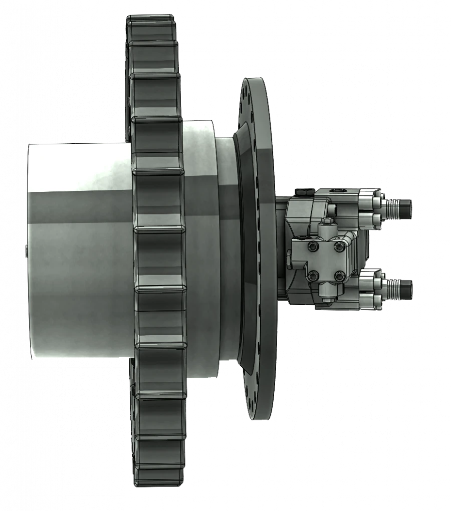 TM10.1910.310 Left Gear Motor-Reducer for Tractors