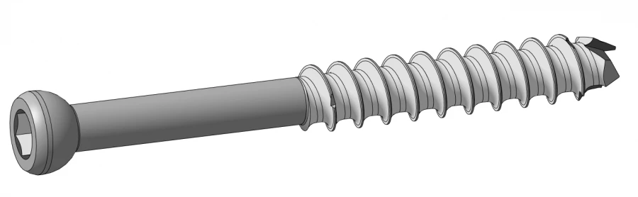 Cannulated Screws Ø 6.5 mm, Lengths from 45 mm to 150 mm, Art. 414.5XX
