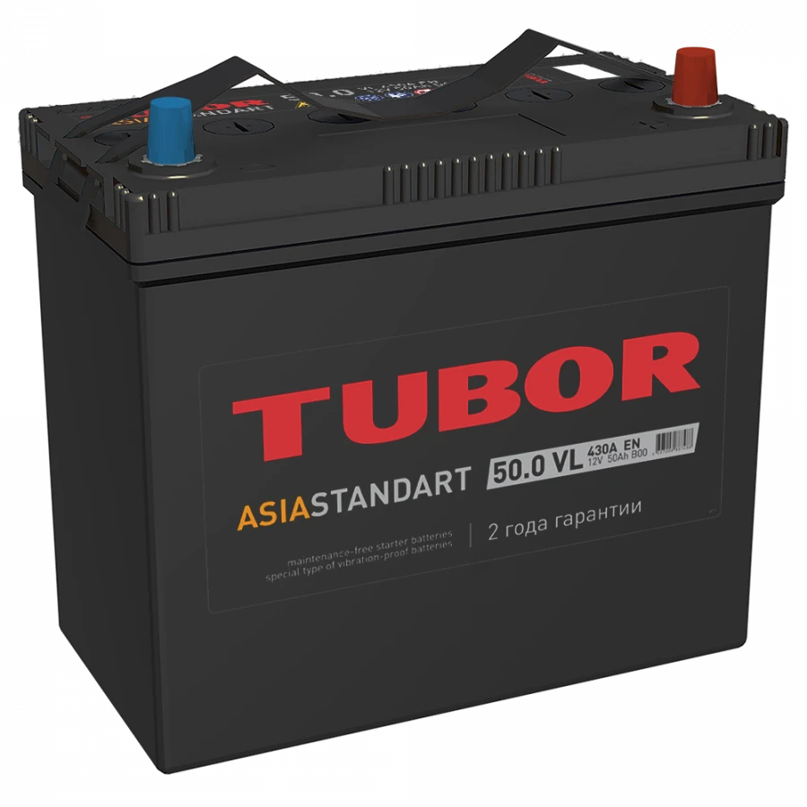 Lead-Acid Starter Battery TUBOR ASIA STANDARD 6ST-50.1(0) VL B00