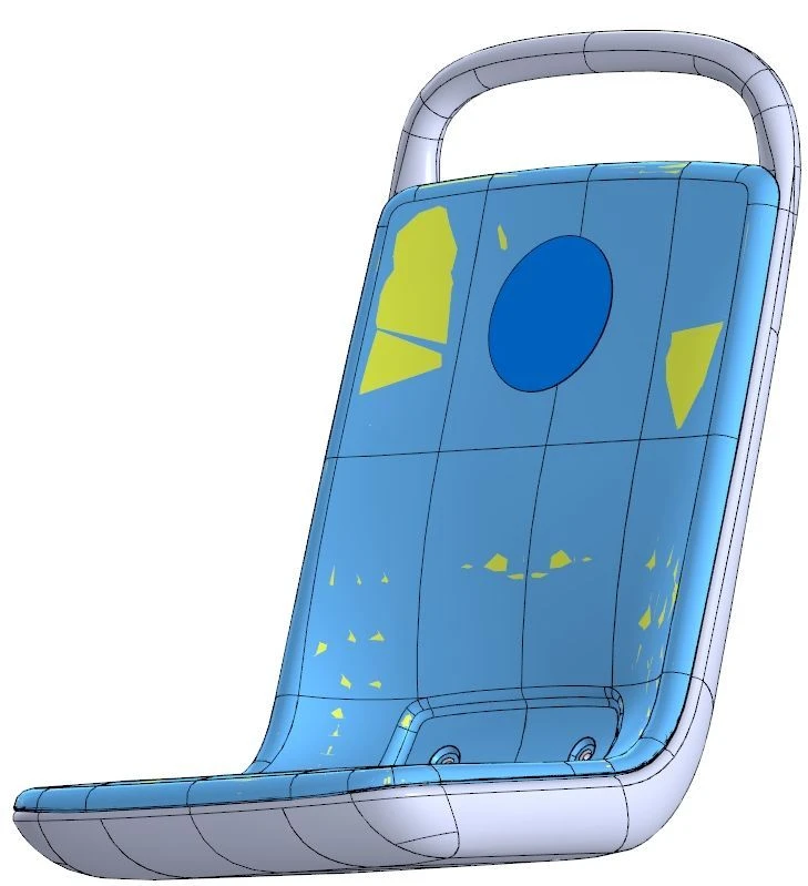 Passenger Seat with Embroidery "Disabled Place" SPG-11-5299.200-21-02