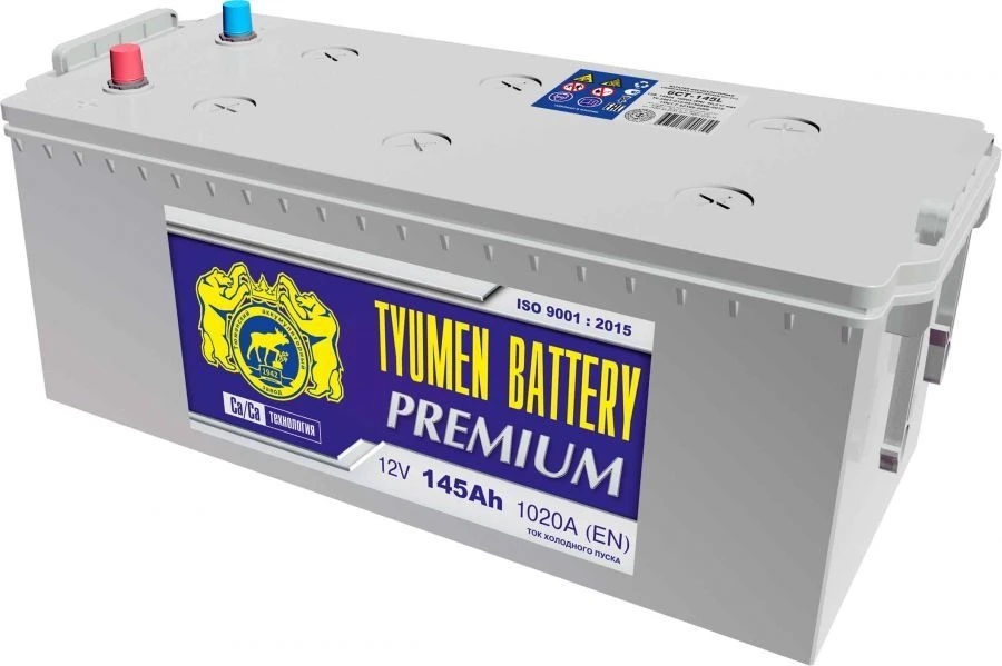 بطارية رصاصية ستارت TYUMEN BATTERY 6СТ-145C PREMIUM