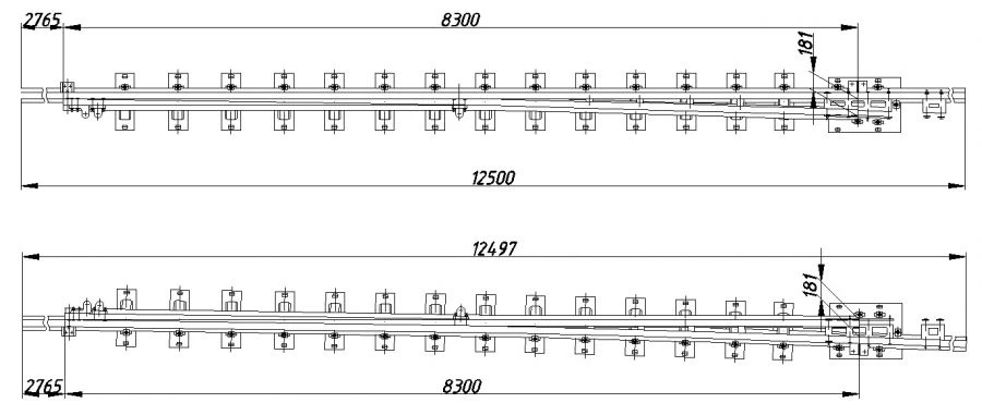 Rail Frame with Spike Type R65 (Project 2768.11.000/-01/-02/-03/-24/-25; 2768.12.000/-01/-02/-03/-24/-25)