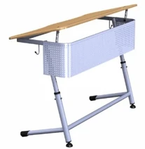 مكتب طلاب مزدوج قابل للتعديل، طراز PL-DUEP4-6