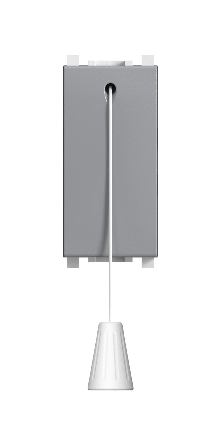 Caduceus Aling Experience Hidden Switch with Cord, 16A, 250V, 1M, Silver, Art. 72117.S