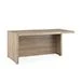 Right-Sided Desk with Asymmetrical Legs, Solid