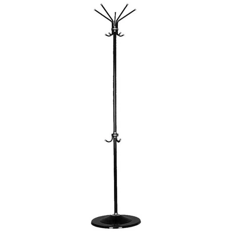 Classic Round Base Floor Coat Rack with 5 Hooks "CC