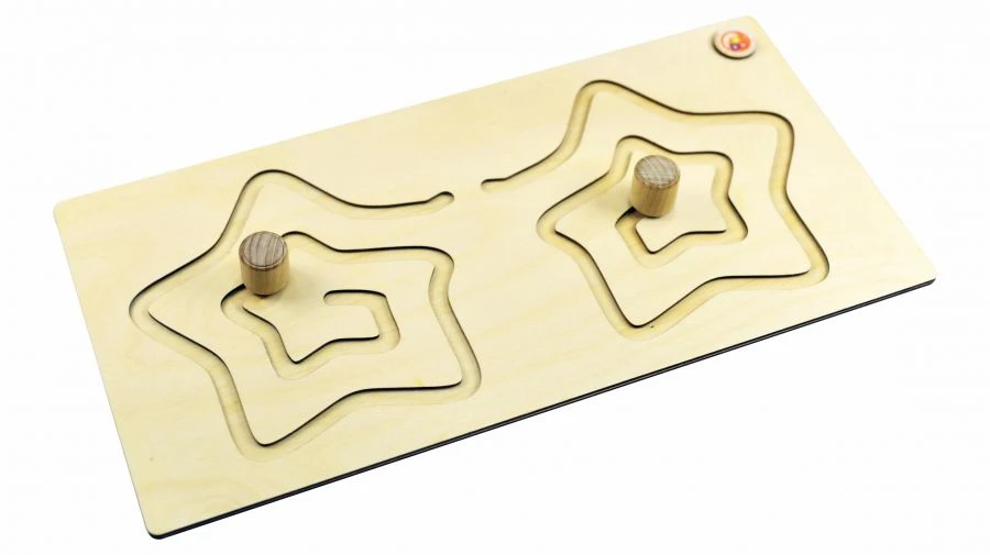 لوحة نصف كروية على شكل نجمة