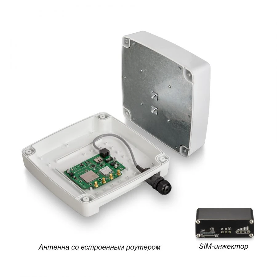 راوتر مع مودم LTE Cat.4 ودعم SIM-Injector Rt-Ubx RSIM DS mQ-EC