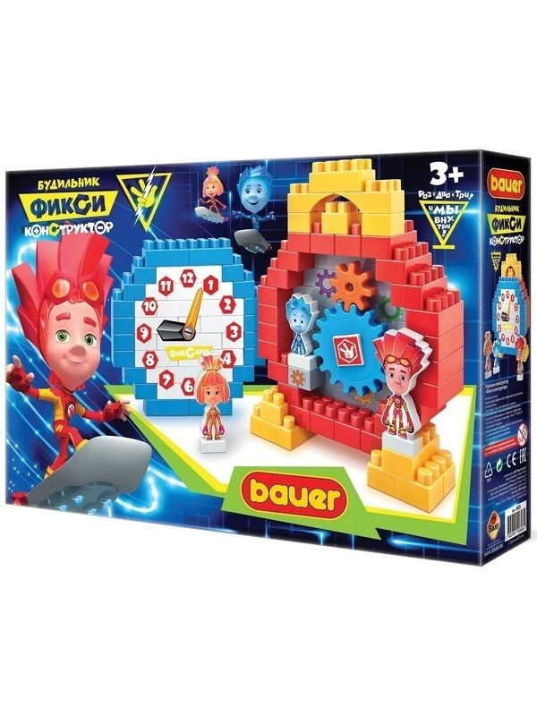 مجموعة الألعاب التعليمية "ساعة التنبيه" باوير سلسلة "فيكسي" 99 قطعة