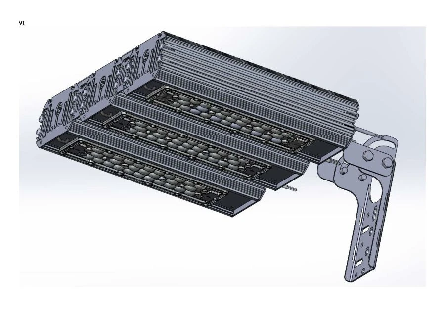 مصباح LED "تصميم صناعي MTM IoT" سلسلة كيوبيك 140 ثلاث وحدات