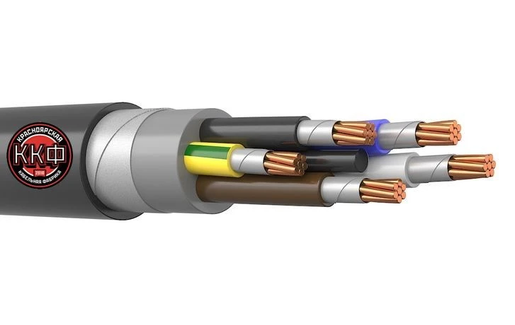 كابل طاقة مقاوم للحريق بانبعاث دخان منخفض 5x10 مم²