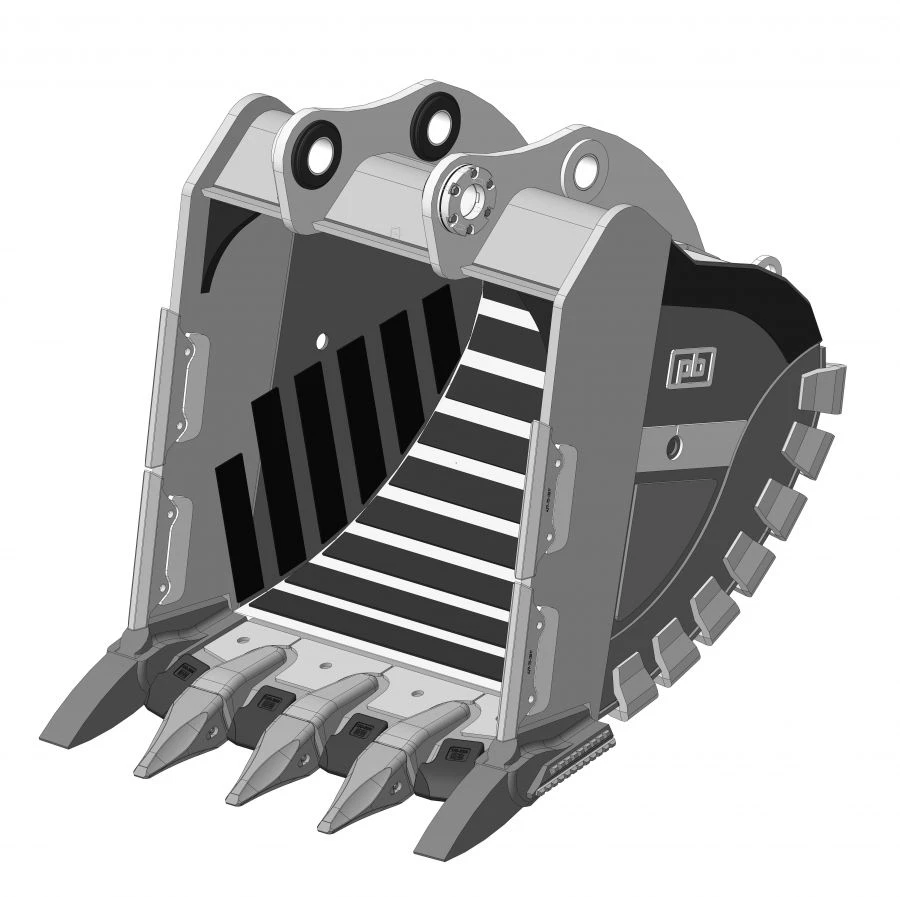 دلو صخري معزز للغاية RDX-113.22d-X15CC(5)WS-NF