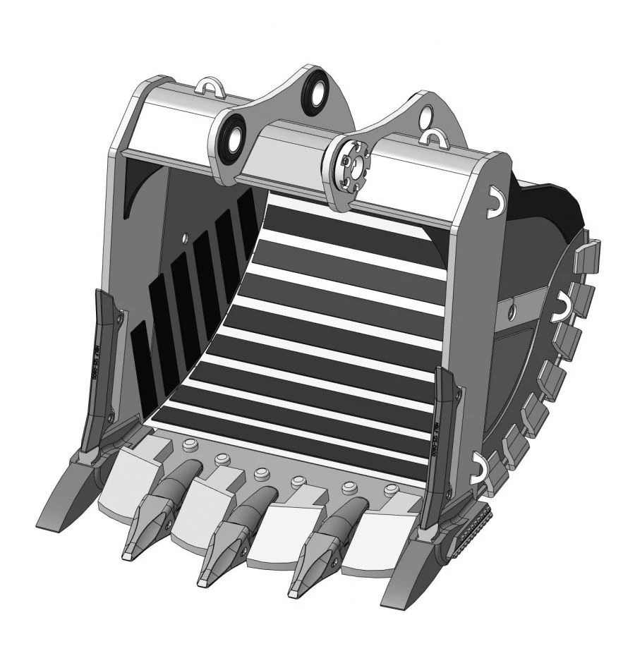 Heavy-Duty Rock Bucket RDX-121.24D.115XS
