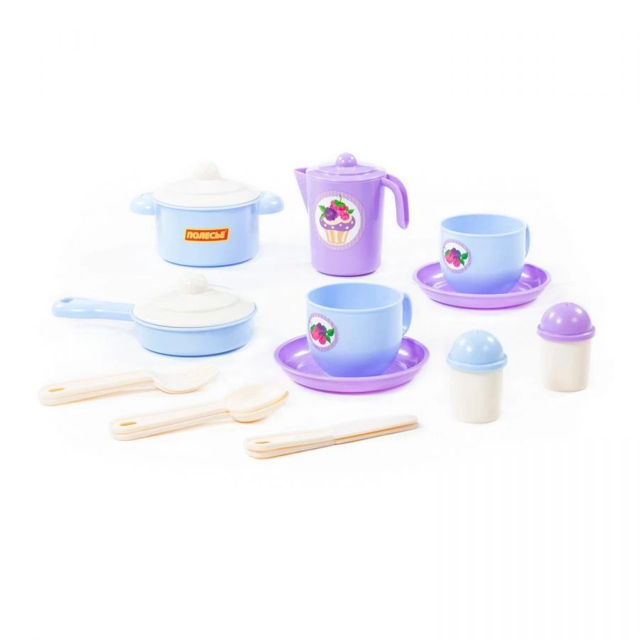 Children's Kitchen Set for 2 - 18 Pieces (V1) - "Khosyushka