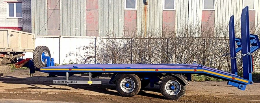 Car Trailer 83691C with Pneumatic or Leaf Spring Suspension