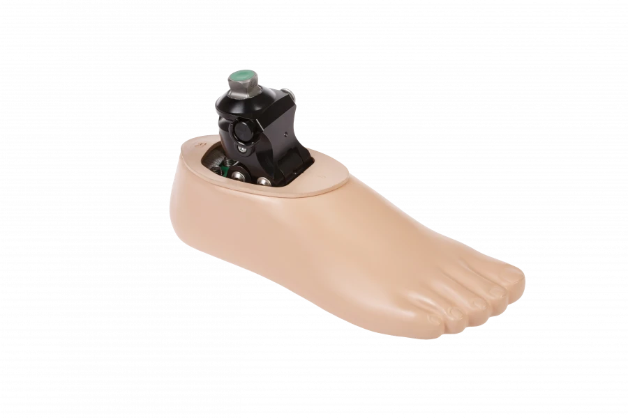 Adjustable Carbon Fiber Prosthetic Foot with Hydraulic Heel Height System