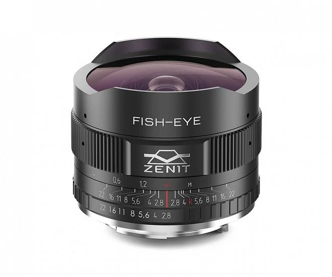 Diagonal Fisheye Lens "MS Zenitar 2.8/16" (M42 Mount)