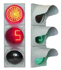 Traffic Light DS 8-25 for Vehicle and Pedestrian Control