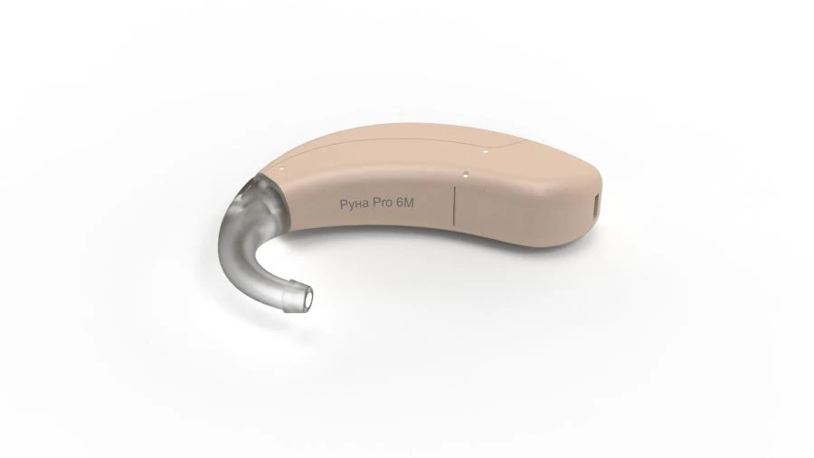 Digital Programmable Behind-the-Ear Hearing Aid "Runa Pro" Model "Runa Pro 6M