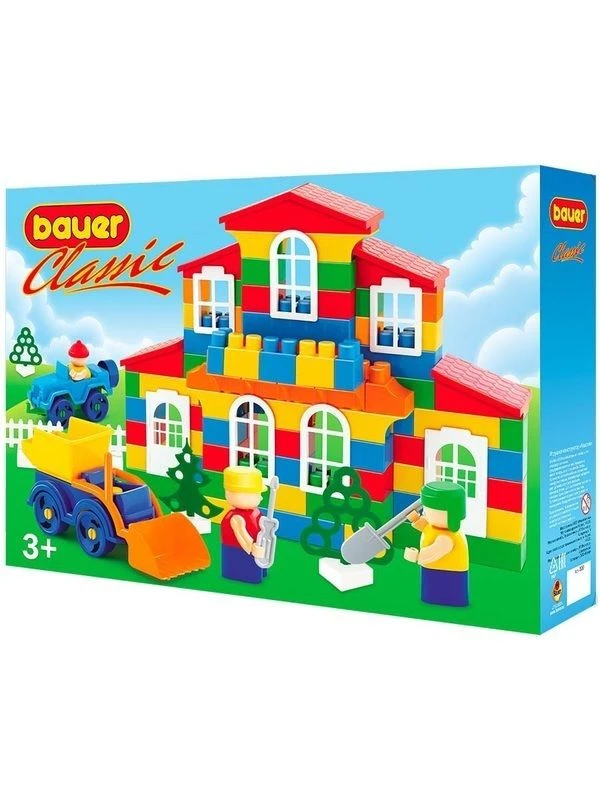 Educational Building Toy for Kids, Bauer Classic Series, 137 Pieces, Code 696