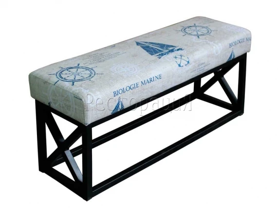 Soft Bench with Metal Frame