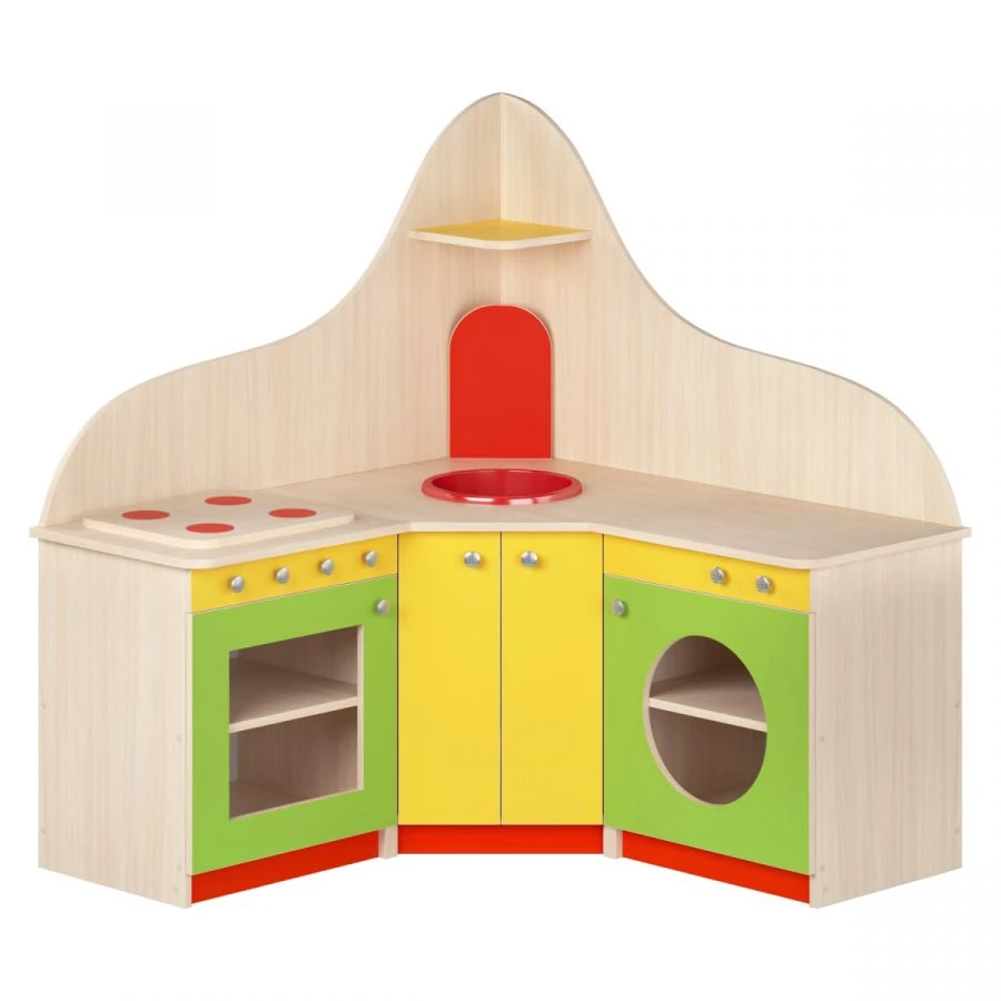 Children's Play Kitchen Set - Corner Design (Section 1)