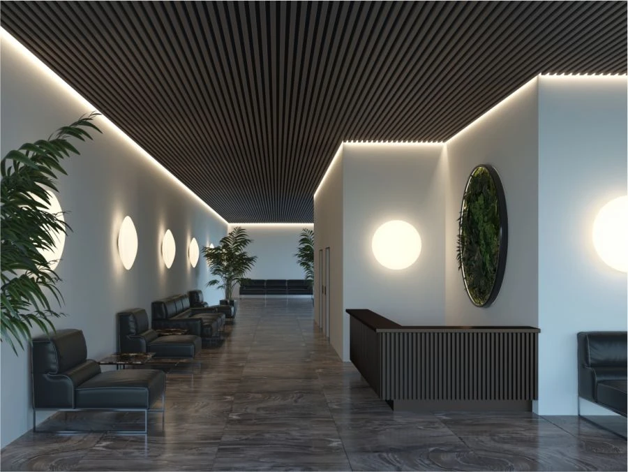 ضوء سحابة LED بيضاوي 100 IP40 4000K