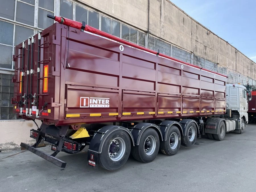 Square Section Tipping Semi-Trailer 853392 for Grain Transport