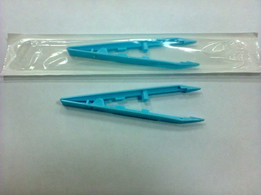 Disposable Sterile Polymer Tweezers 125 mm