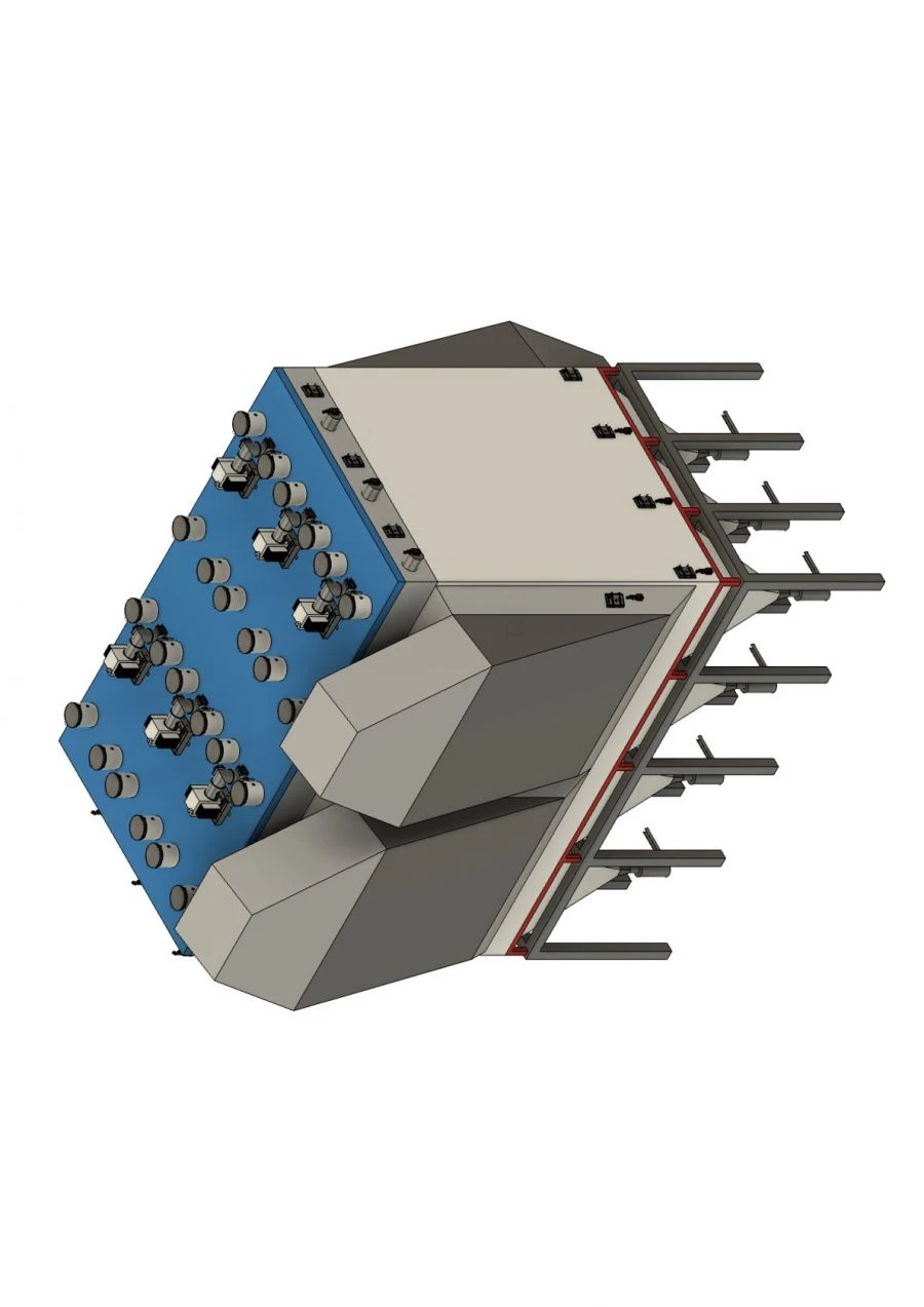 Dry Horizontal Electrofilter TBS-3x3.0-2x11.2-14.0-400