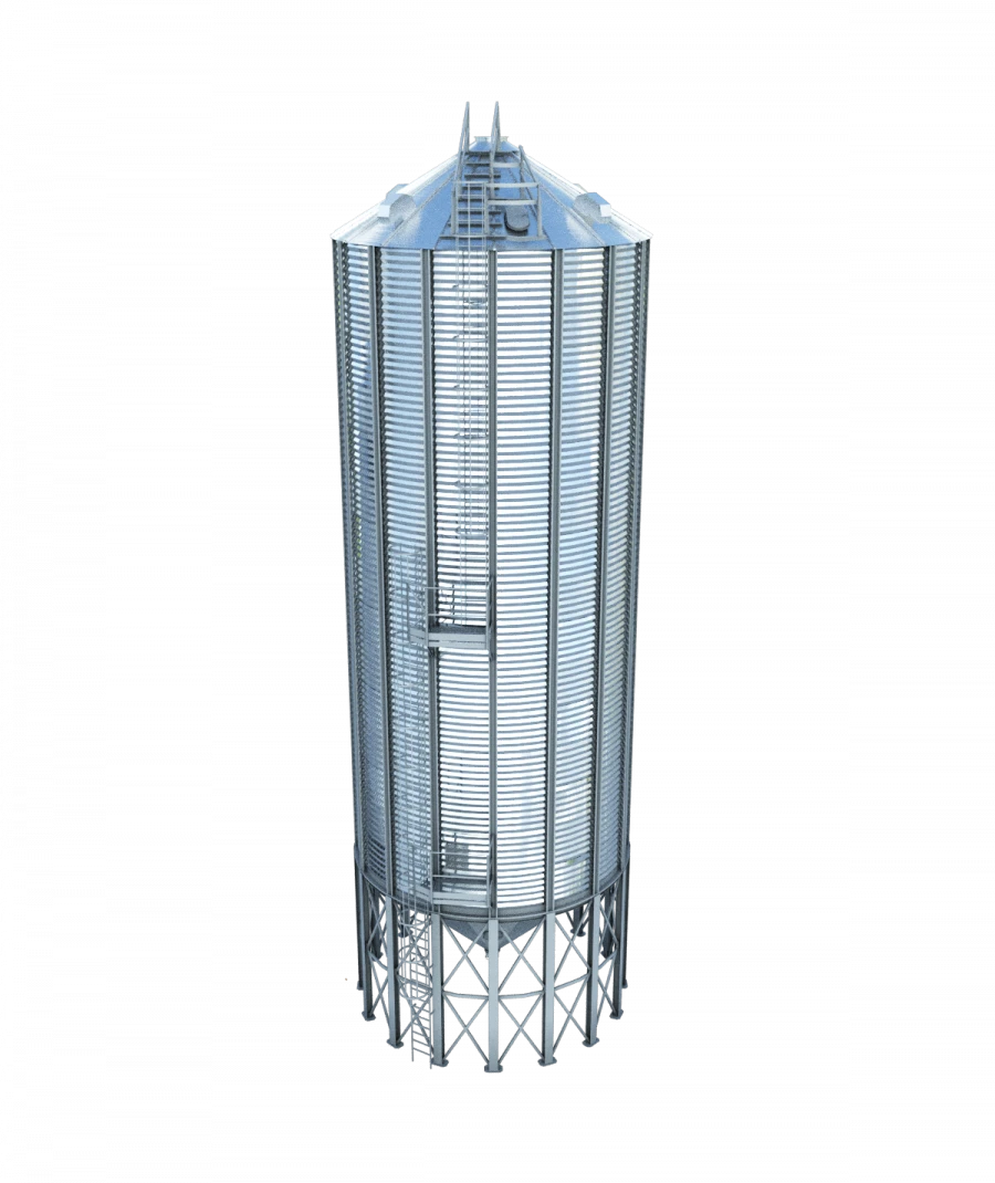 Metal Cone-Bottom Silo for Food Industry SK246-2-6.4/6