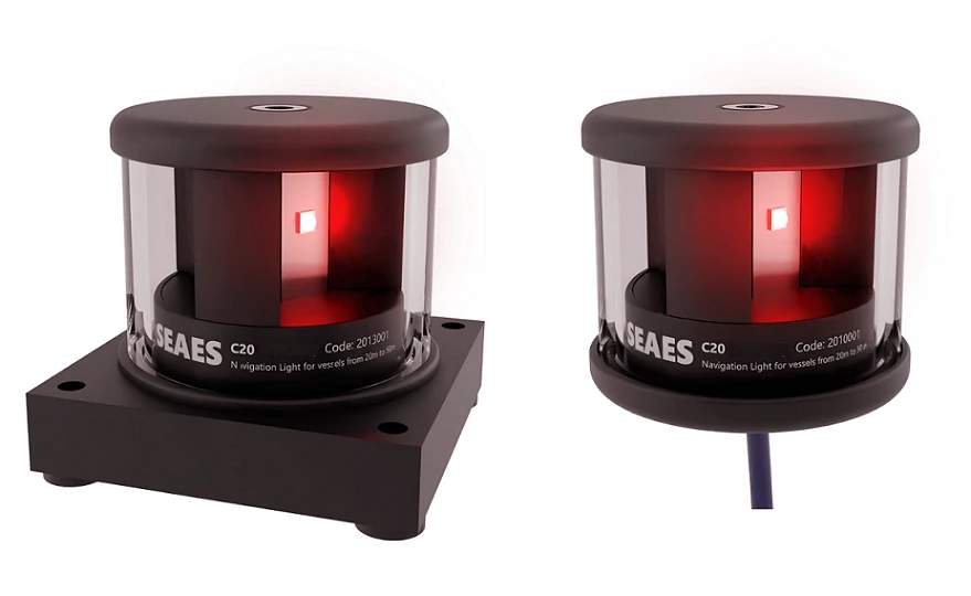 مصباح الإشارة LED C20 للسفن حتى 50 متر - الطراز S20-P24-2A-X0-C