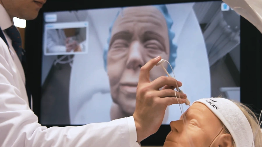 جهاز محاكاة افتراضي لإجراءات الحقن التجميلية MK.Cos-Sim