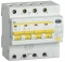 قاطع الدائرة التلقائي التفاضلي AD14S 4P 63A 100mA IEK