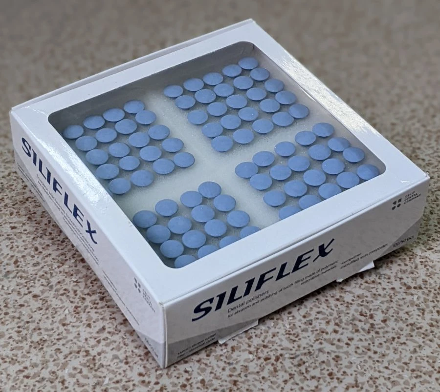 Siliflex Dental Flexible Heads, 100-Piece Set, Final Polishing SK11, SK12, SK13, SK14