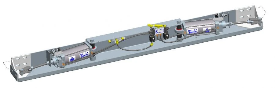 Pneumatic Door Actuator for Vehicles 40N3R63/116T1B123