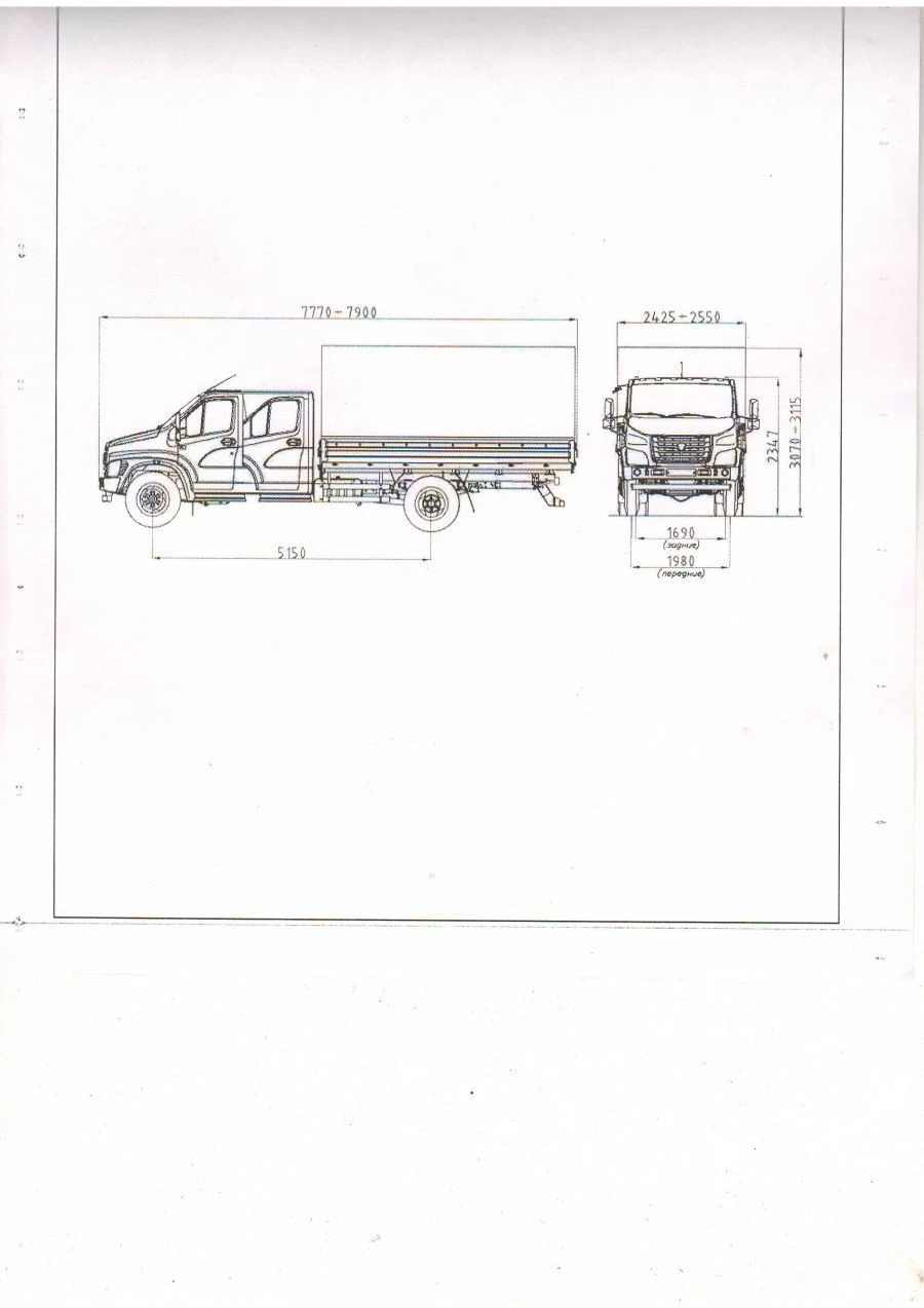 مركبة 3897NB المعدلة على هيكل GAZ-C41RB3