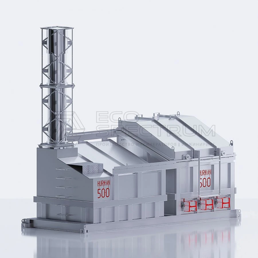 HURIKAN 500 Incinerator for Waste Disposal